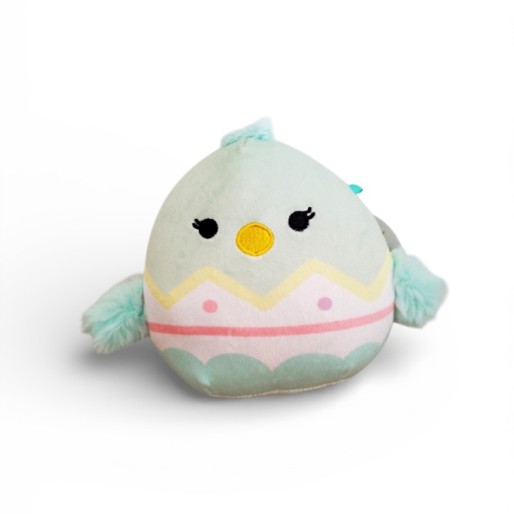 Justine the Easter Egg Chick 4.5" Plush Squishmallow NWT Kellytoy stuffed animal